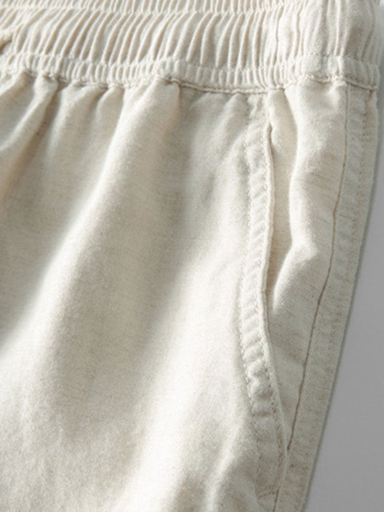 Set Linen V Neck
