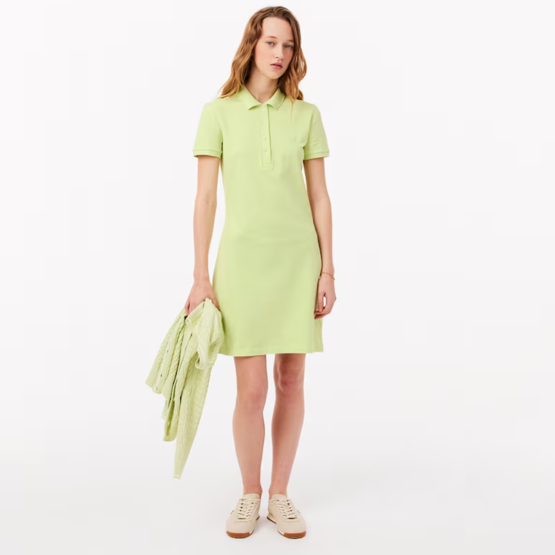The Classic Polo Mini Dress Green