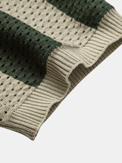 Set Eyelet Zip Linen
