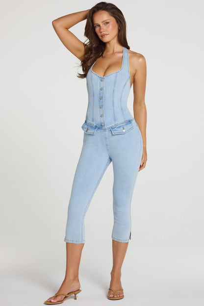 The Denim Capri