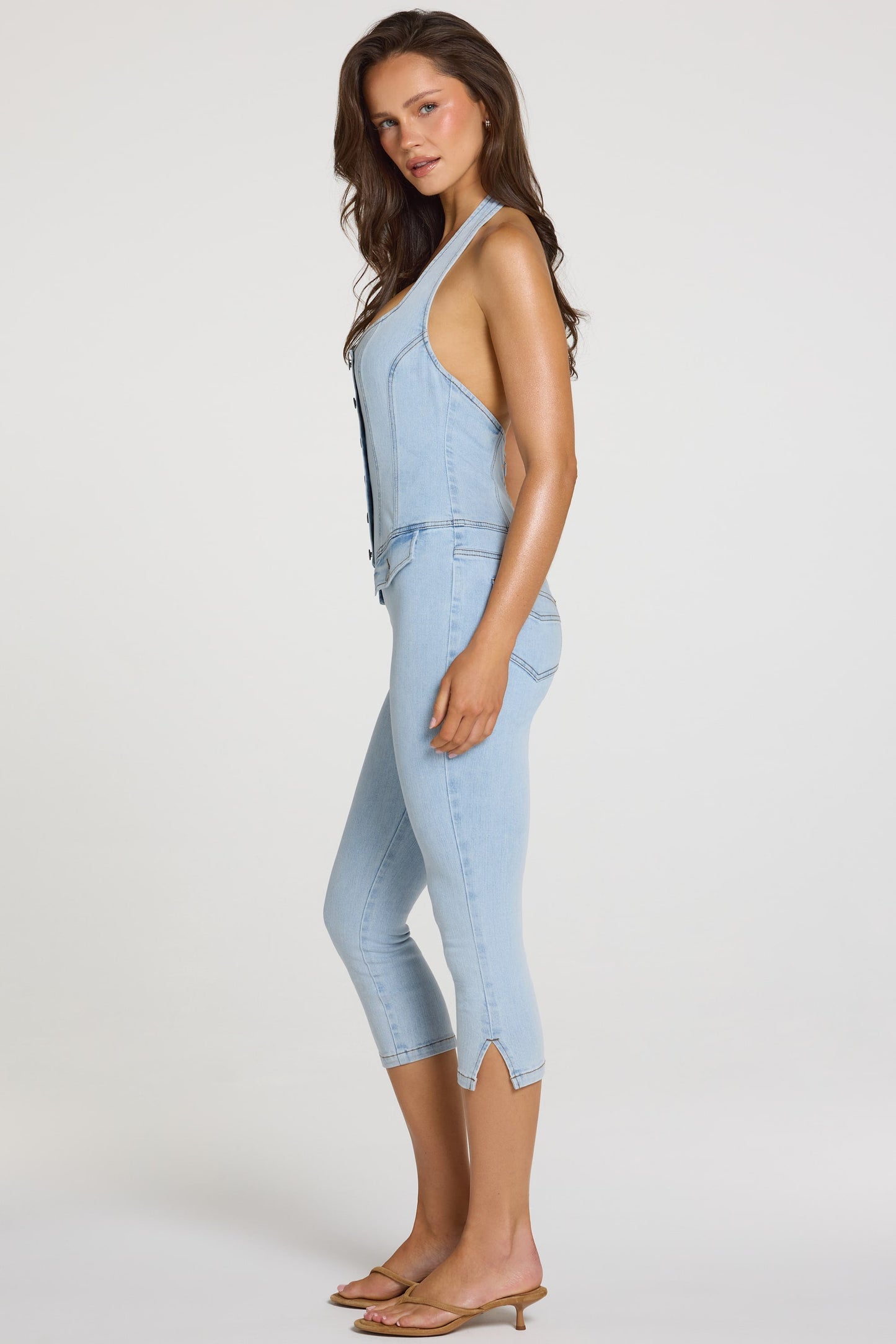 The Denim Capri