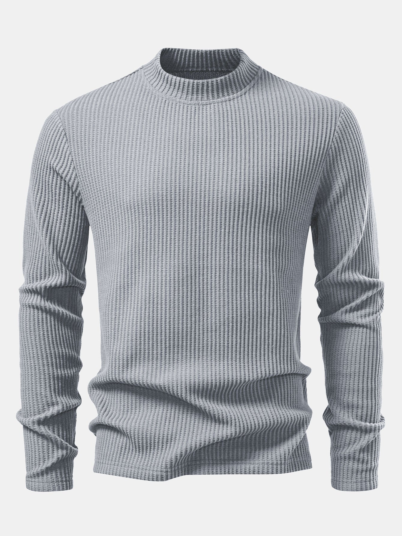 Set Waffle Mock Neck