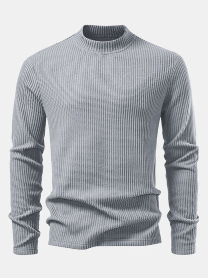 Set Waffle Mock Neck