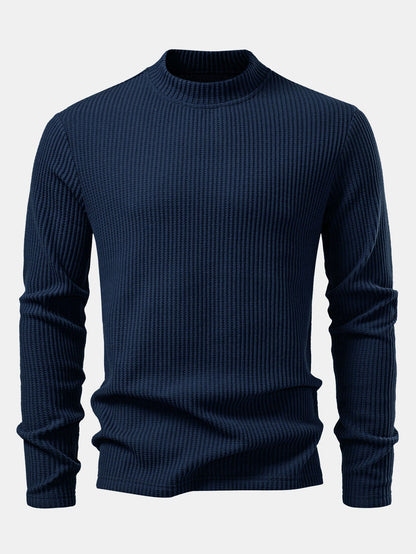 Set Waffle Mock Neck