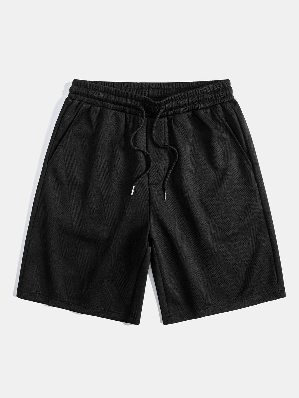 Relax Fit Diamond Jacquard T-Shirt & Diamond Jacquard Shorts