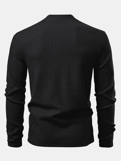 Set Waffle Mock Neck