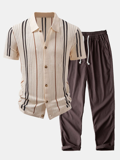 Set Crochet Stripe