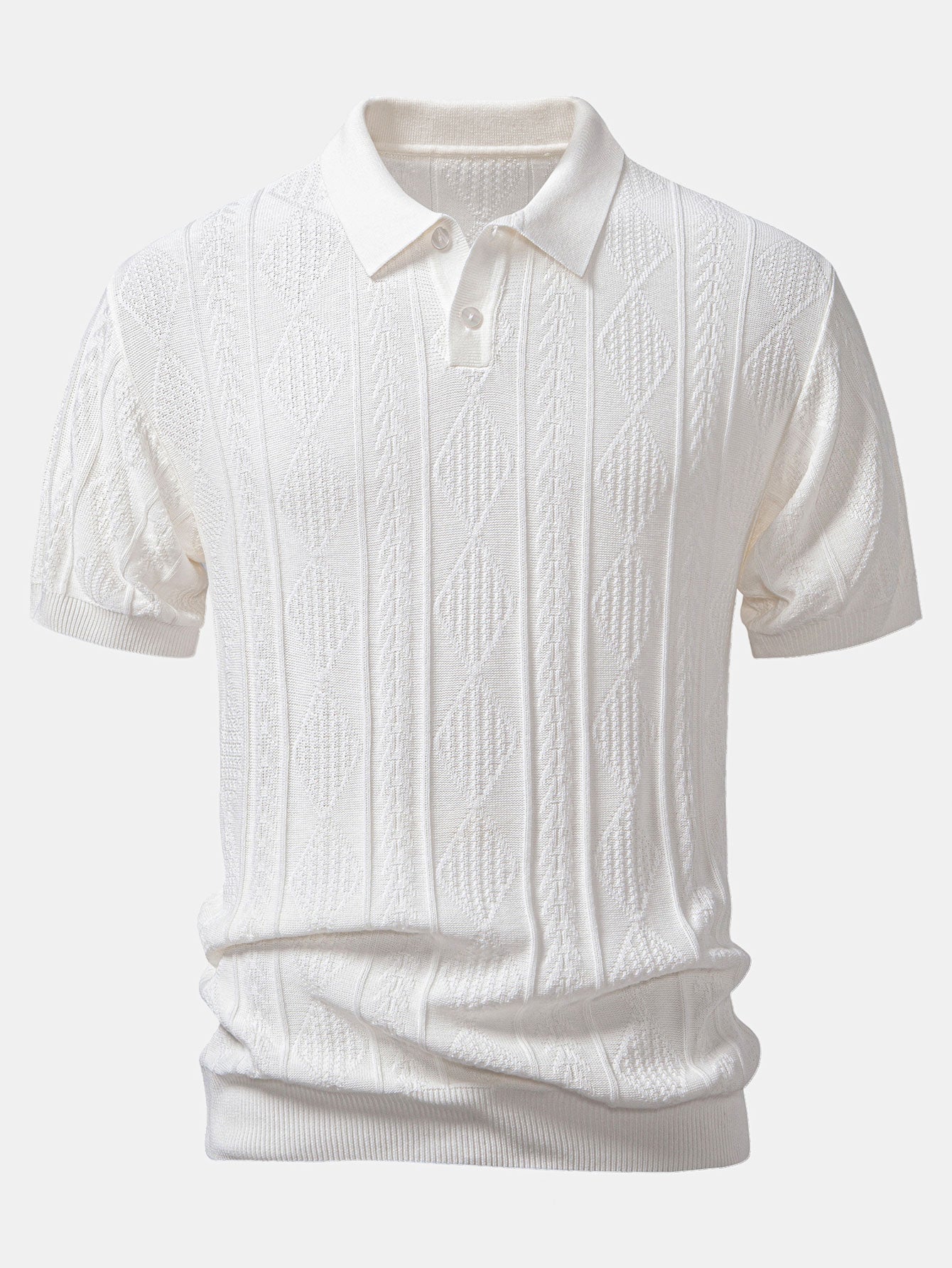 Set Geo Jacquard Polo