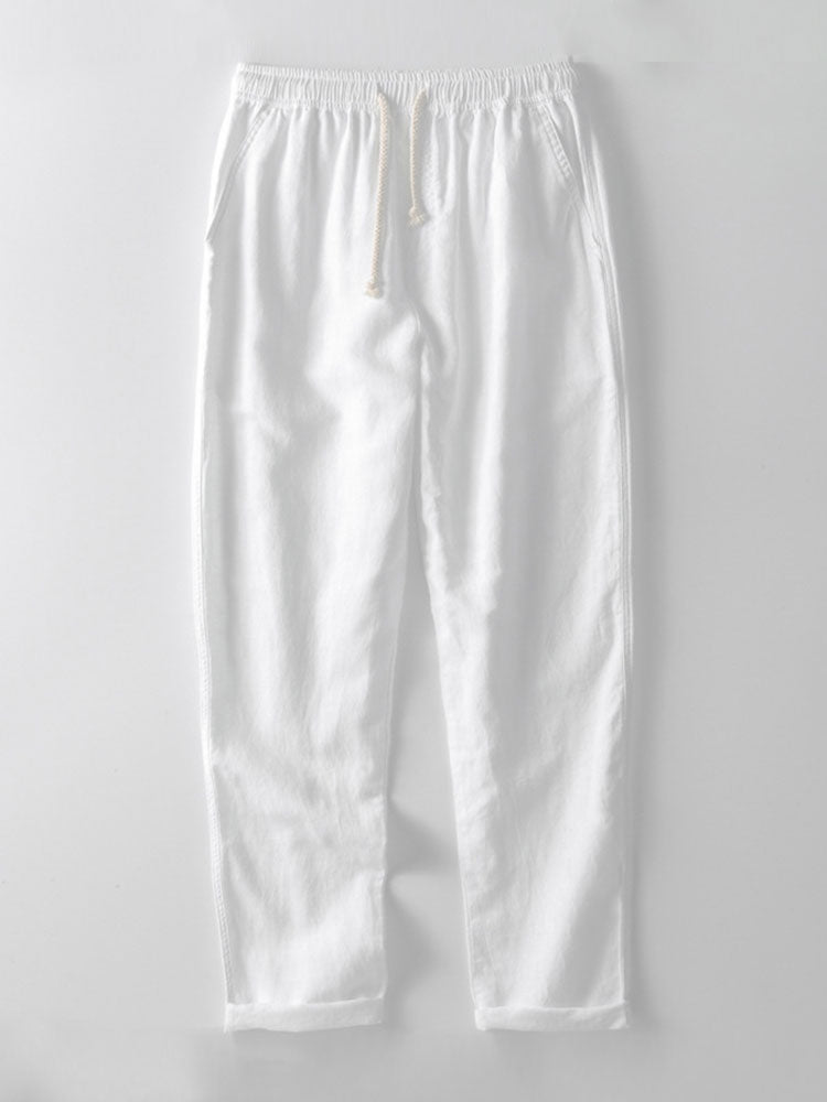 Set Stand Collar Linen