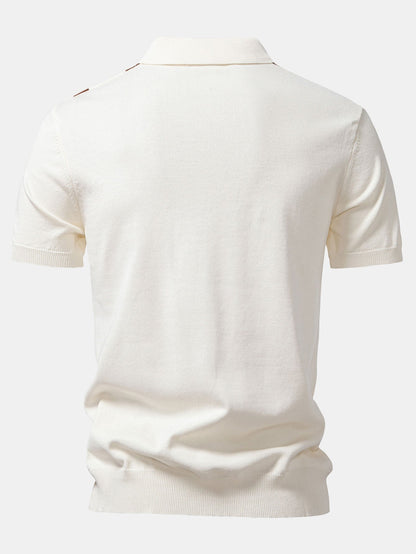 Set Geo Knit Polo