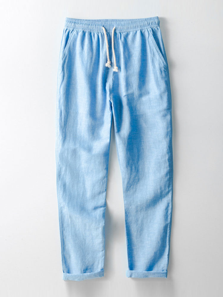 Set Linen V Neck