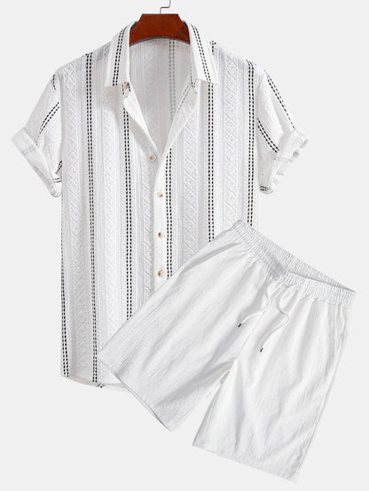 Set Geo Stripe Short