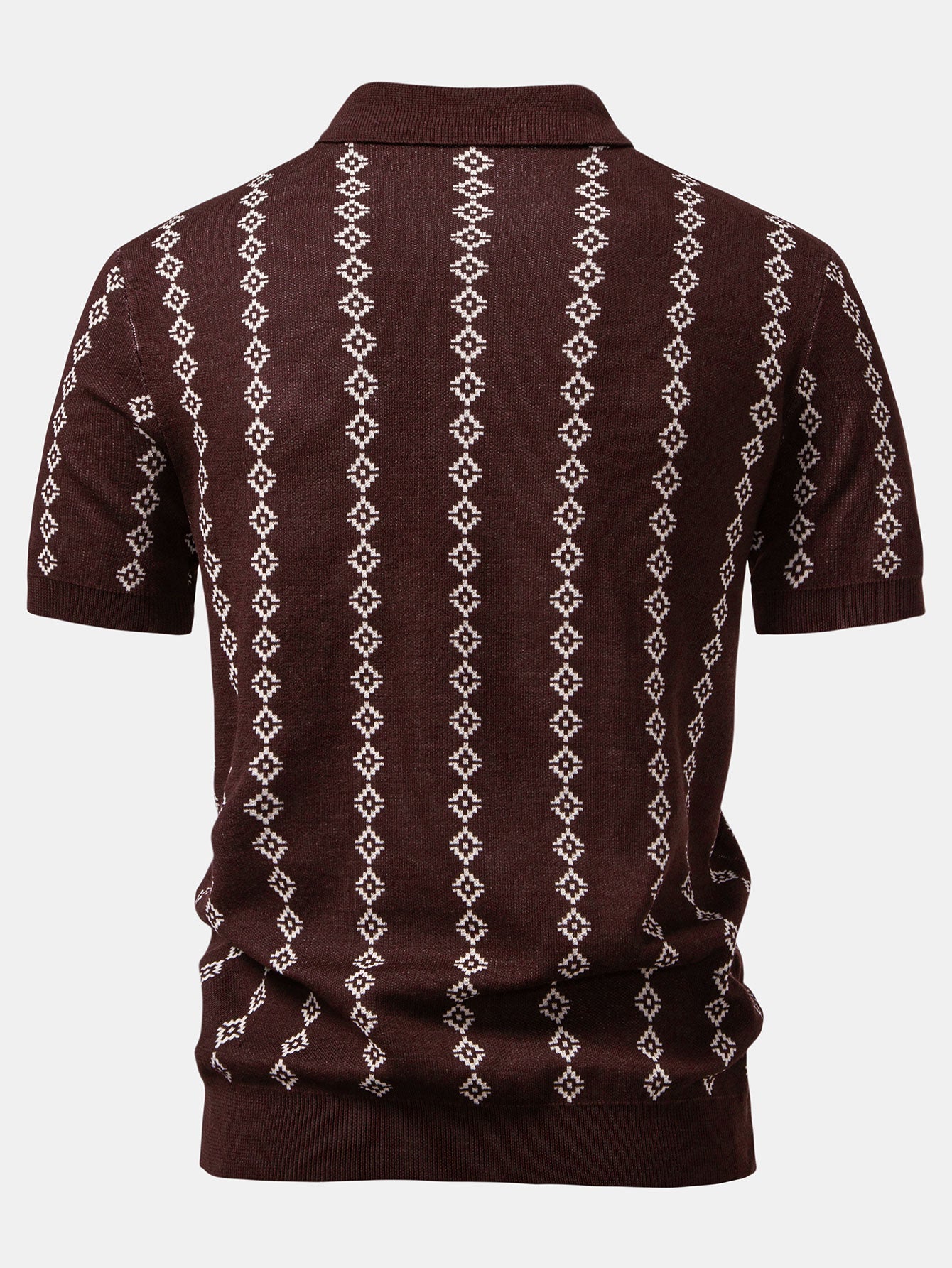 Set Geo Knit V Neck