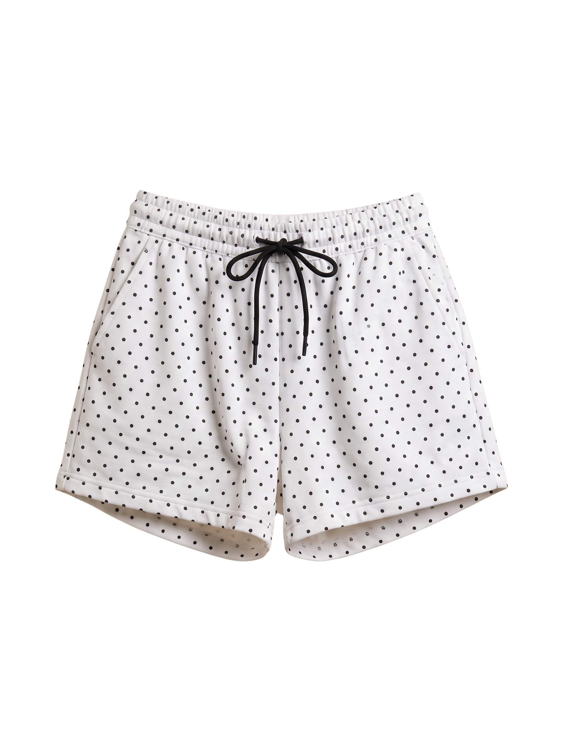 Polka Dot High Neck Zip Up Set