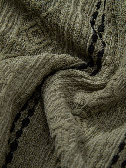 Set Geo Stripe Linen