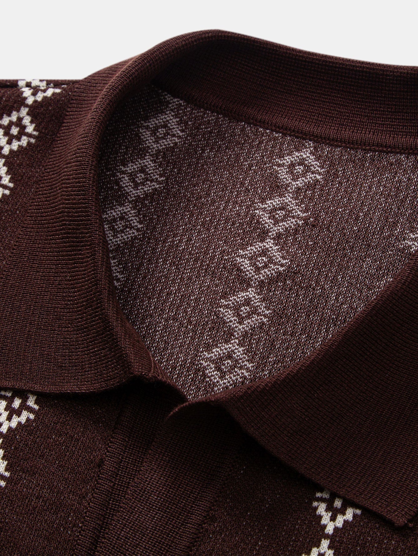 Set Geo Knit V Neck