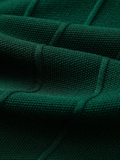 Set Stripe Jacquard Rib
