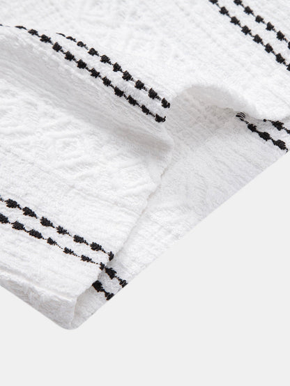 Set Geo Stripe Short