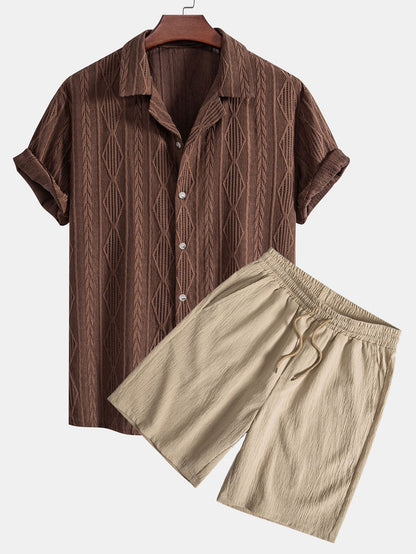 Set Eyelet Cuban Short