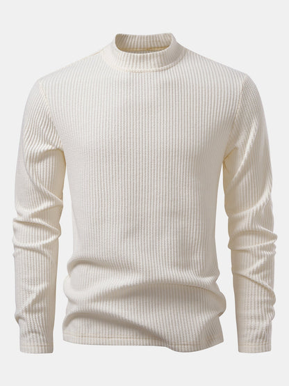 Set Waffle Mock Neck