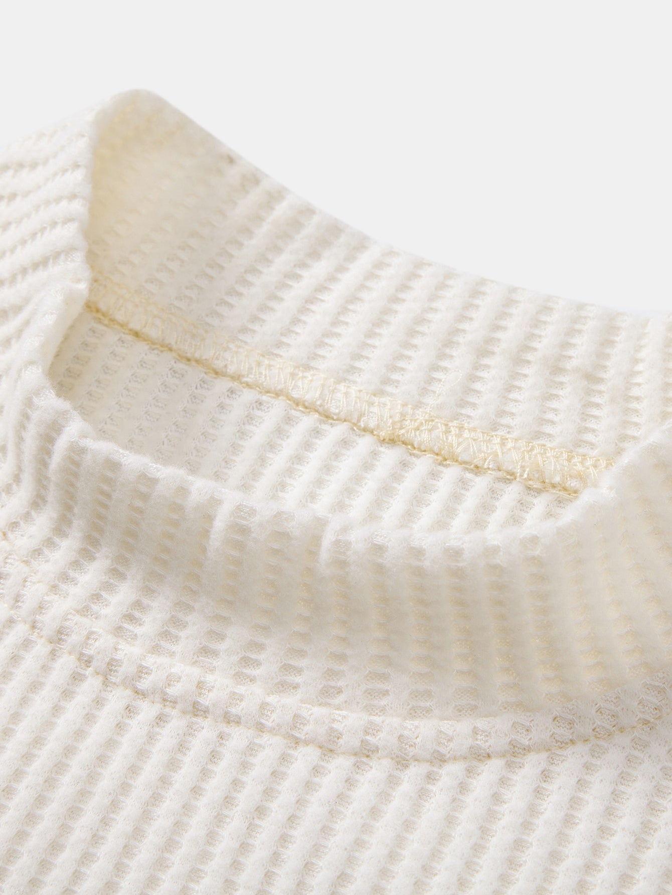 Set Waffle Mock Neck