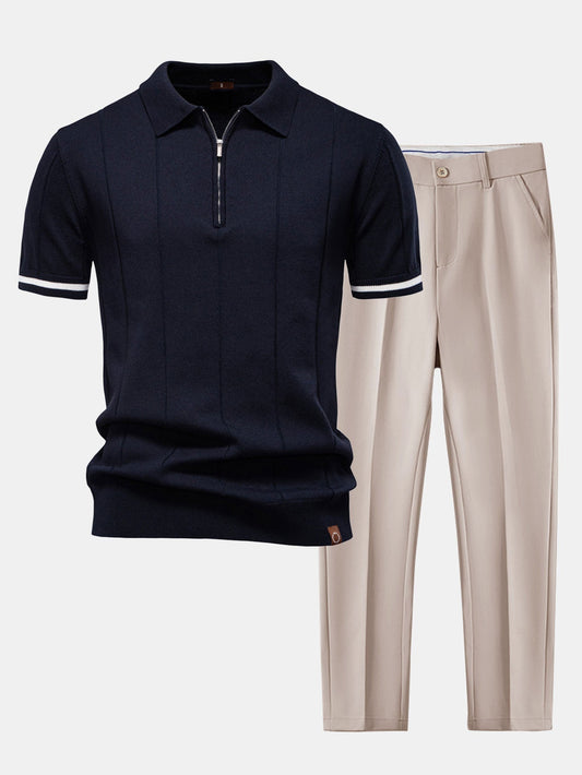 Set Contrast Zipper