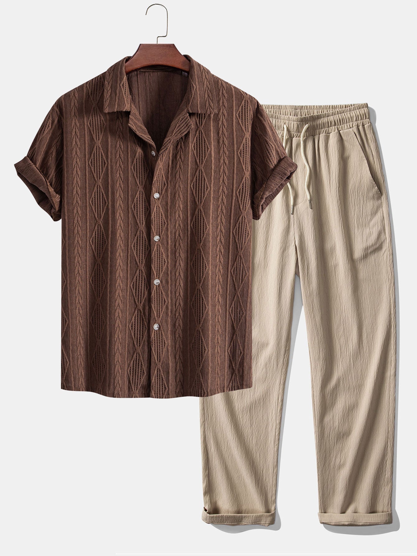 Set Eyelet Cuban Crinkle