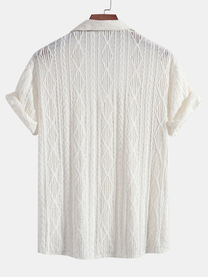 Set Eyelet Cuban Short